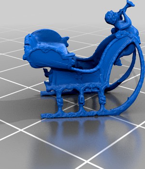 old timey cupid sled