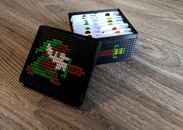 Stitchable Embroidery Thread Box