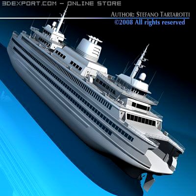 Ferryboat 3D Model