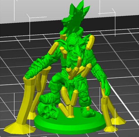 Goblin slaughterer with tree supports