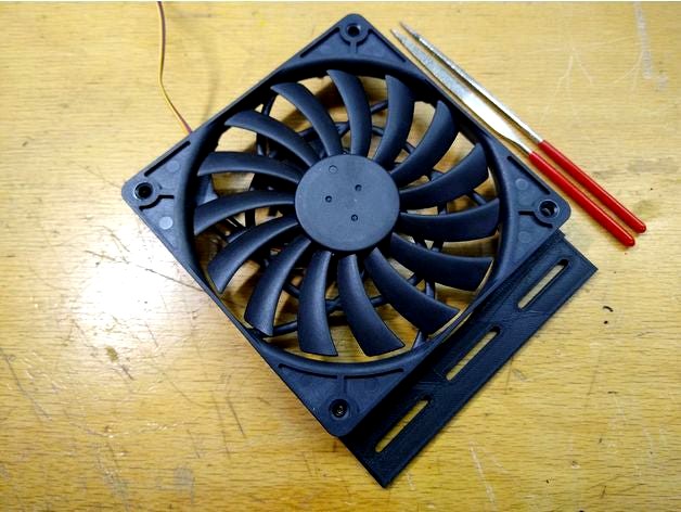 Anycubic I3 Mega holder for 120mm Scythe mainboard fan