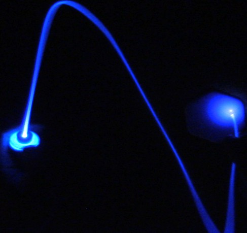 UV Resin curing fiber optic flashlight wand