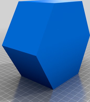 Hexagon Flower Pot with Filleted Inside