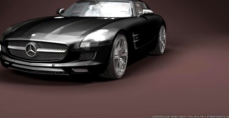 2010 MercedesBenz SLS AMG 3D Model