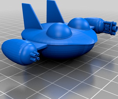 Bucky O'Hare -Toad "Double Bubble" Fighter