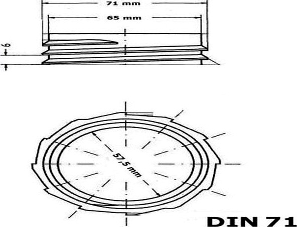 Canister Screw Cap DIN 71