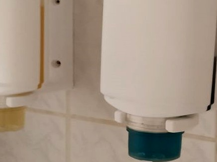 Shower gel dispenser holder Aqua Senses (refillable)