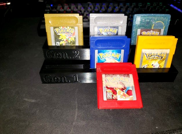 Pokemon Cartridge Holder (Gen 1&2)