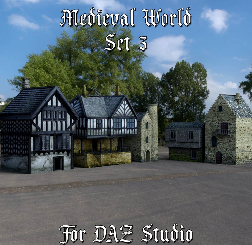 Medieval World Set 3 for DAZ Studio