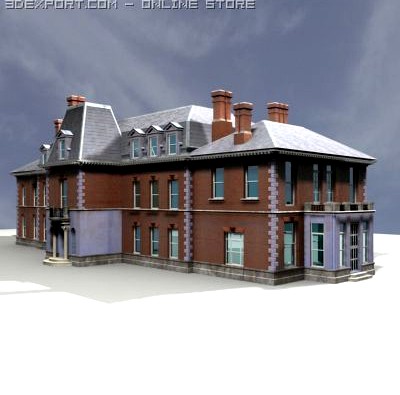 Mansion House 3D Model