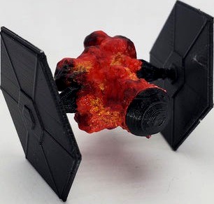 TIE fighter explosion