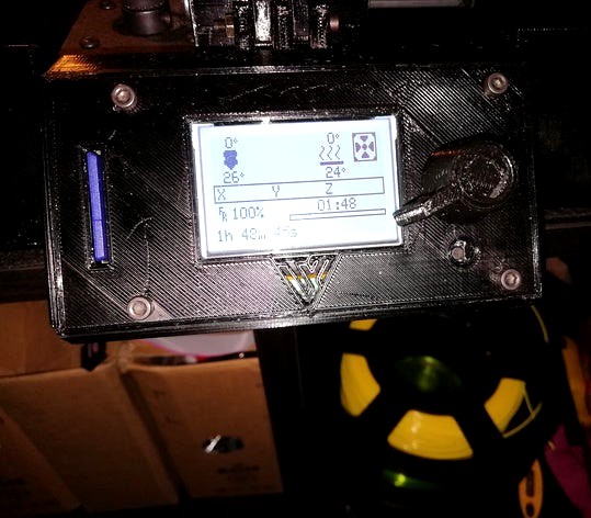 Tevo Tarantula Pro Stock screen Prusa style bezel