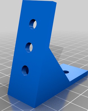 Parametric L bracket (customisable)