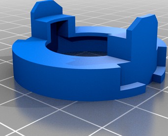 a base for burst disks