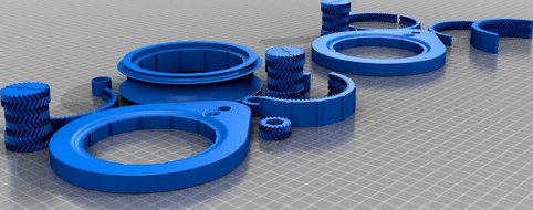 Compound planetary gearbox pully