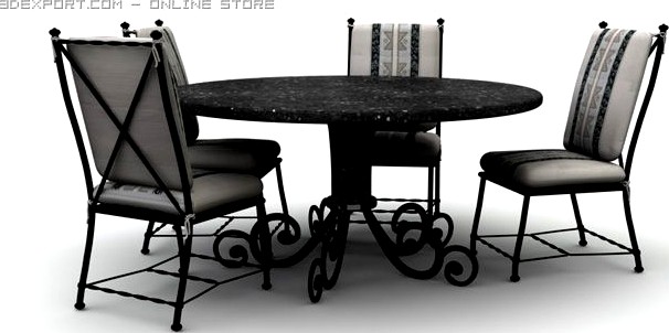 Dining 01 3D Model