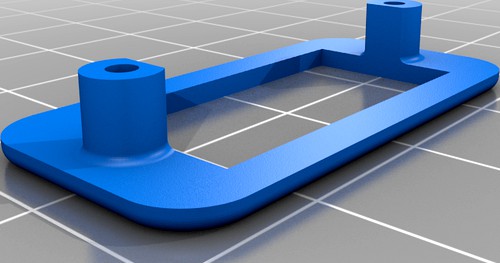 Servo mount plate