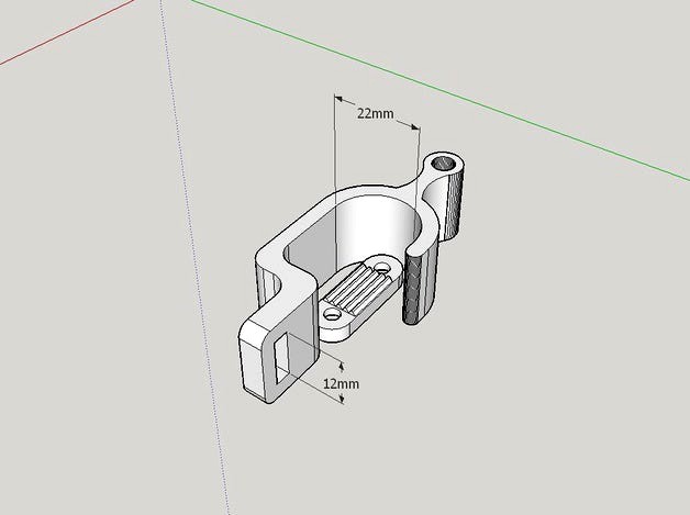22mm rubber band loaded ladder hook
