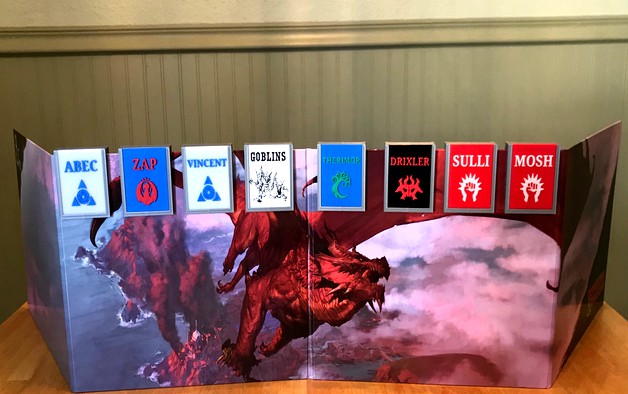 D&D DM Screen Initiative Trackers (Supportless and Modular)