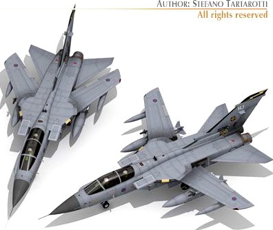 Tornado ADV RAF 3D Model