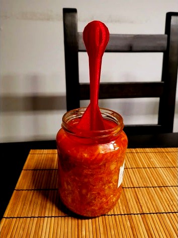 Fermented vegetables stamper