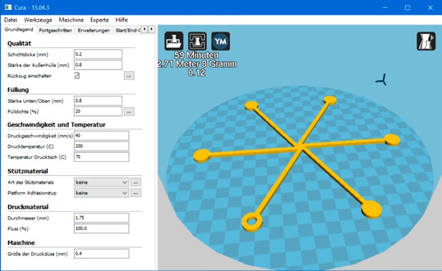 Anycubic Kossel Leveling-Test-Circle
