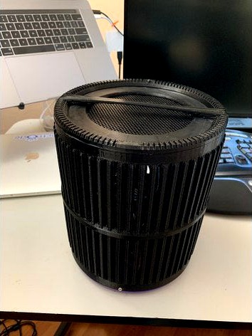 NAS server case new design (Micro ITX, 4 HDD, 1 SSD)