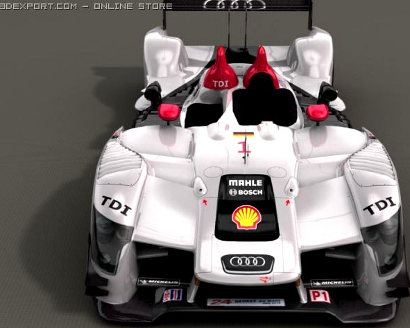 Audi R15 LM 3D Model