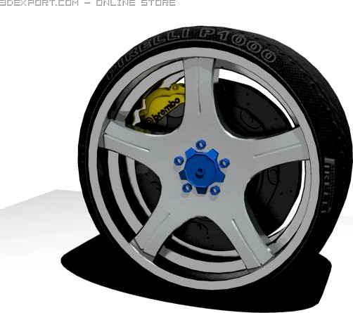 wheel 3D Model