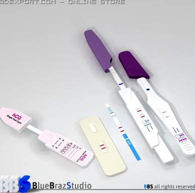 Pregnancy test 4 3D Model