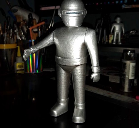 Mini Gort Jointed Figure with LED Light