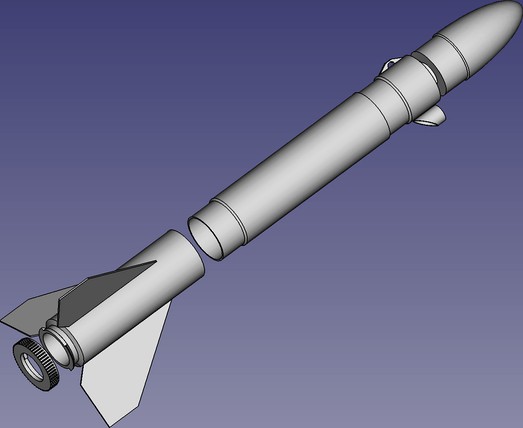 Modular Flyable Model Rocket