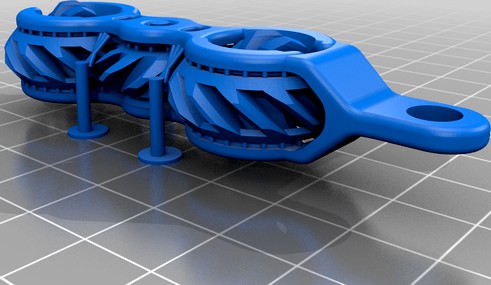 Fidget Gears (Keychain)
