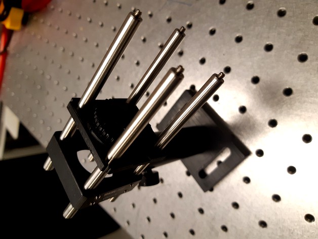 Optical shutter / beam block for Thorlabs-style cage mounting