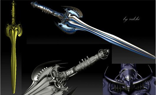 3d sword 3D Model