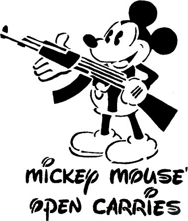 Mickey Mouse stencil 2
