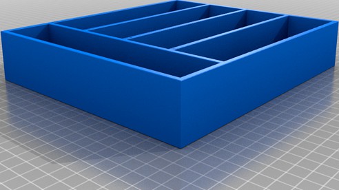 Drill bits sorting boxes