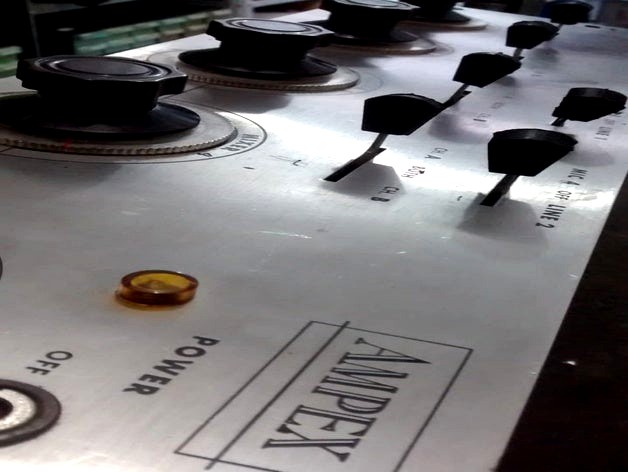 Vintage Ampex MX Mixer Button Replacement