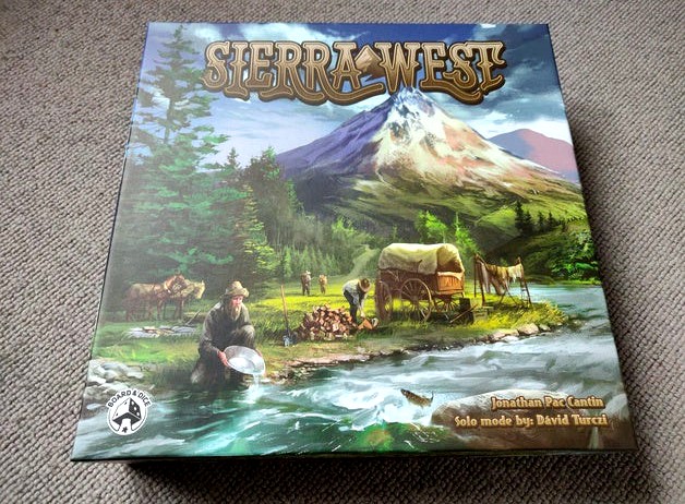 Sierra West - Boardgame Insert (removable insert for the existing insert)