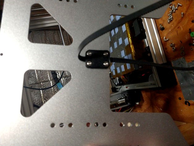 ANET A8 or AM8 Y Belt Holder - M3 Screws for Aftermarket Carriage