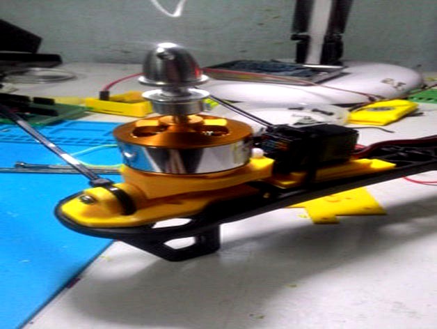 Tricopter Servo Yaw Tilt Mechanism 3d model