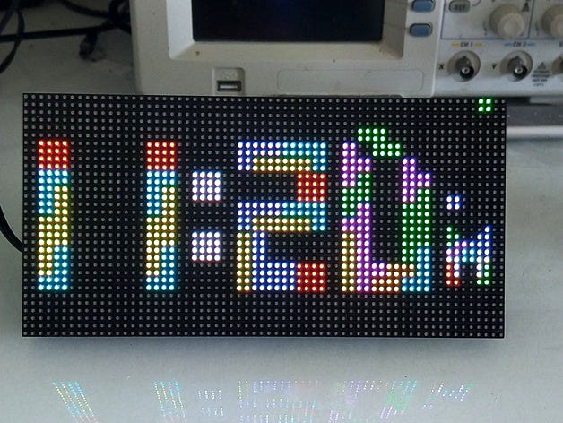 Wifi Tetris Clock on ESP8266