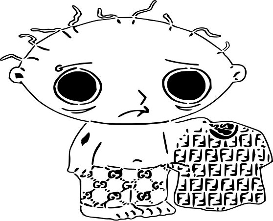 Stewie stencil
