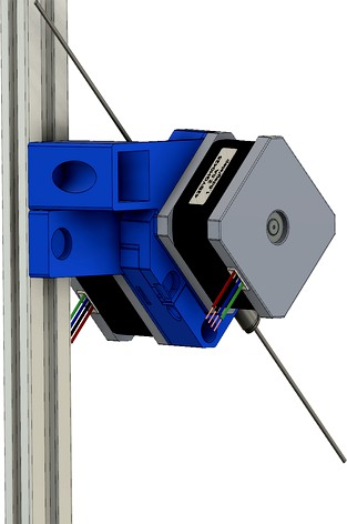 Dual stepper MK8 gear direct drive bowden extruder