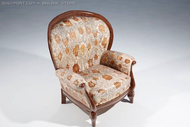 Classic armchair 3D Model