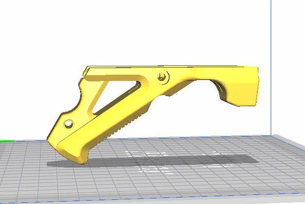Angled fore grip pic rail pew pew pew