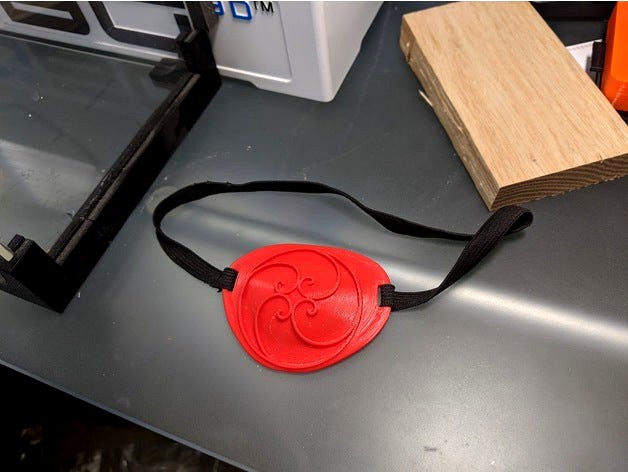 Fibonacci Right Eye Patch