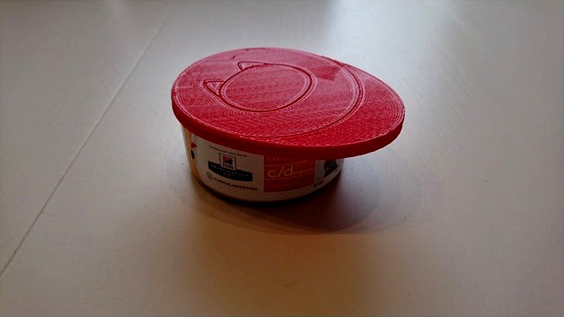 Cat food lid with grip (86mm)