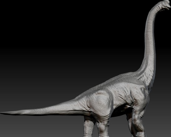 Jurassic Park Brachiosaurus Statue