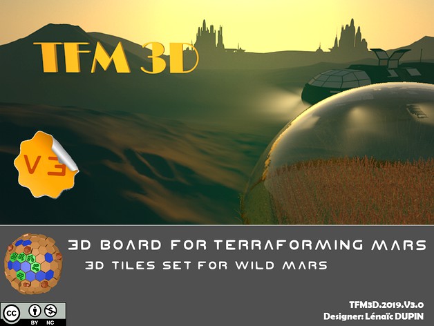 TerraForming Mars 3d board